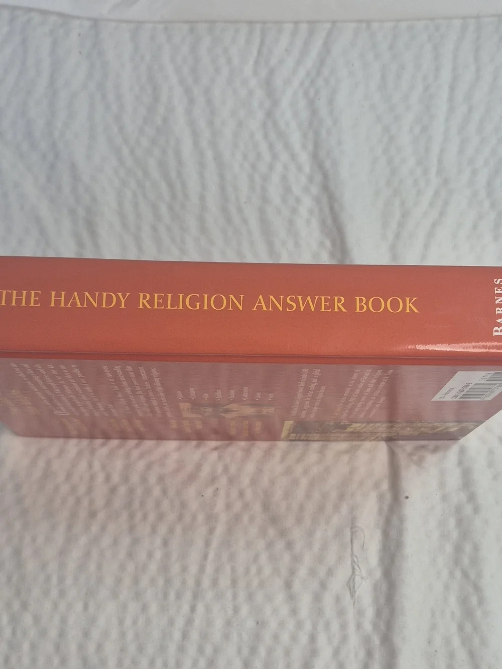 The Handy Religion Answer Book by John Renard - Orange Hardcover